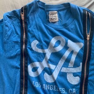 LF Dodgers Zipper Vintage Shirt
